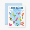 Lake Tahoe Wildflowers Greeting Card