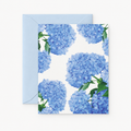 Blue Hydrangeas Greeting Card