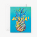 Aloha Pineapple Greeting Card